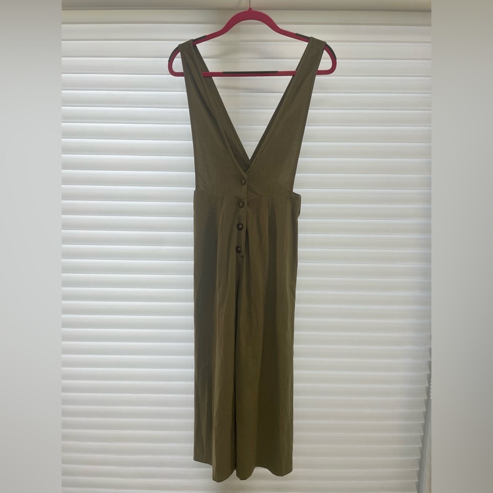 Sienna Sky Wide Leg Green Jumpsuit